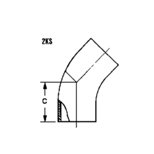 2KS Coude Ã  45Â°