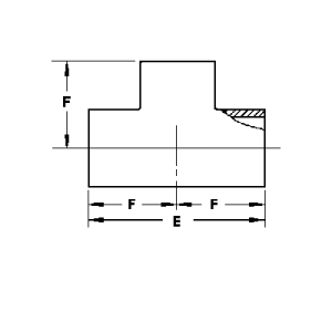 Soldadura a Tope de Ambos Extremos â€“ Te Reductor