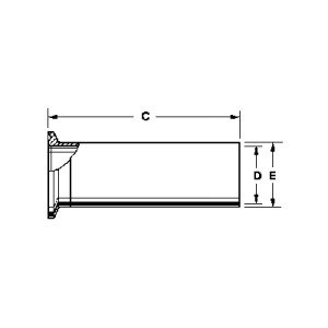 C14AHT Adaptateur pour tuyau en tygon (3A)